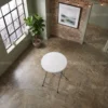 Turkish Round Folding Table – White