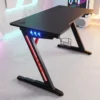 Vanity Gaming Table – Black + Red