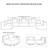Velnaro 5-Seater Velvet Sofa – Brown