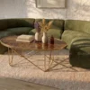 Velnora 5-Seater Curved Sofa – Olive