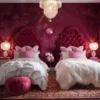 Veloura Tufted Bed – Pink