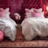 Veloura Tufted Bed – Pink