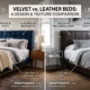 Velvet vs Leather Beds: Which Holds Up Better in Dubai’s Humidity and AC?