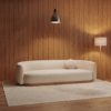 Woodora Wooden Sofa – Off White