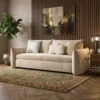 Zerimo Shape Sofa Bed With Storage – Beige