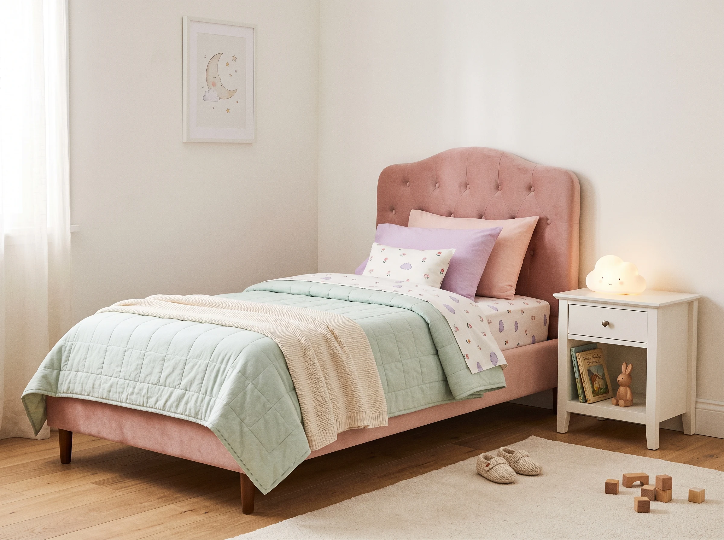 Elegant pink kids bed Dubai perfect for girls’ rooms in UAE