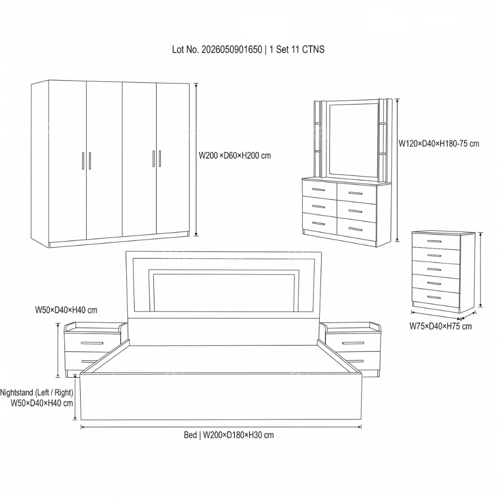 Heinrich Bedroom Set