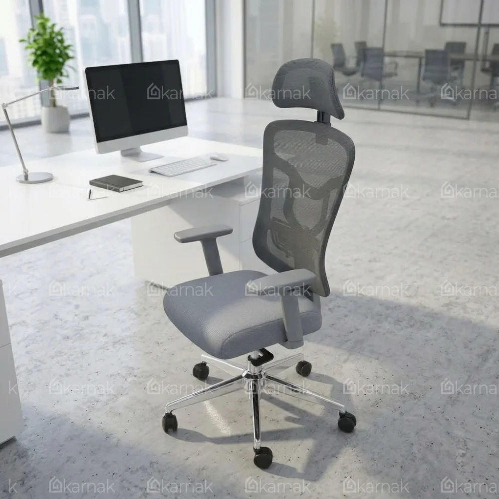 Karizma Mesh Chairs – Grey