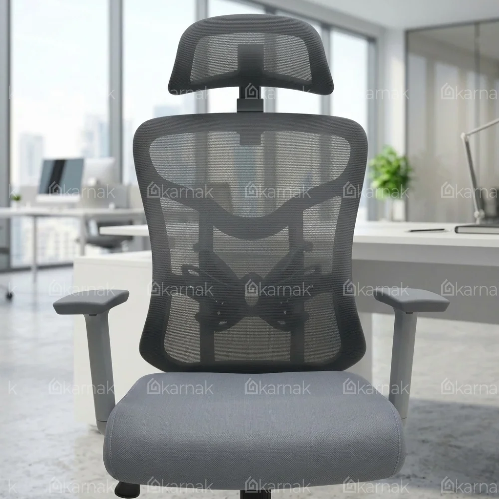 Karizma Mesh Chairs – Grey
