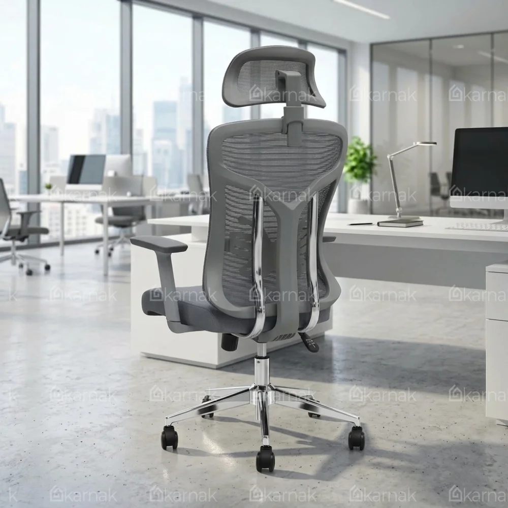 Karizma Mesh Chairs – Grey