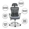 Karizma Mesh Chairs – Grey