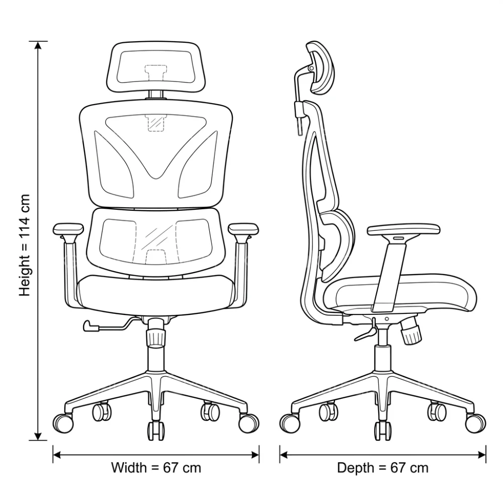 Modena Office Chair – Grey