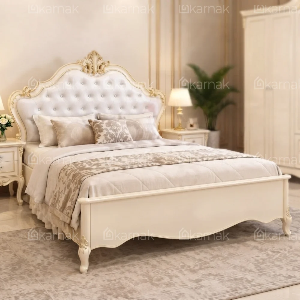 Mottela Bedroom Set – Ivory White