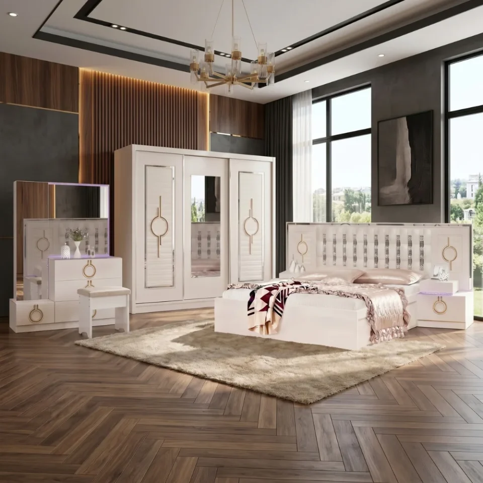 Venera White Bedroom Set