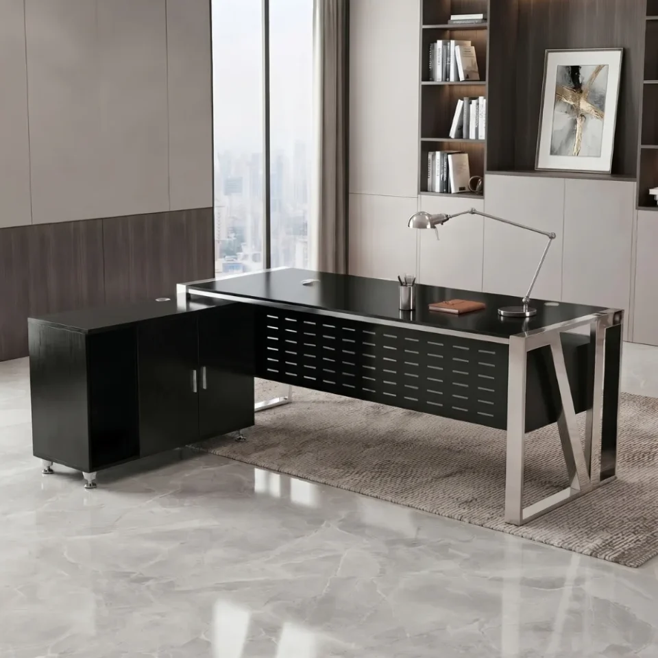 Orlando Office Desk – Black…