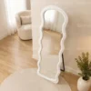 Royola Pacific Standing Mirror – White