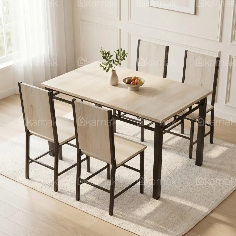 Zoha Dining Set – Maple