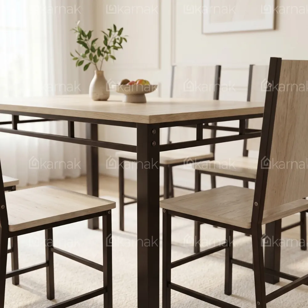 Zoha Dining Set – Maple