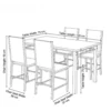 Zoha Dining Set – Maple