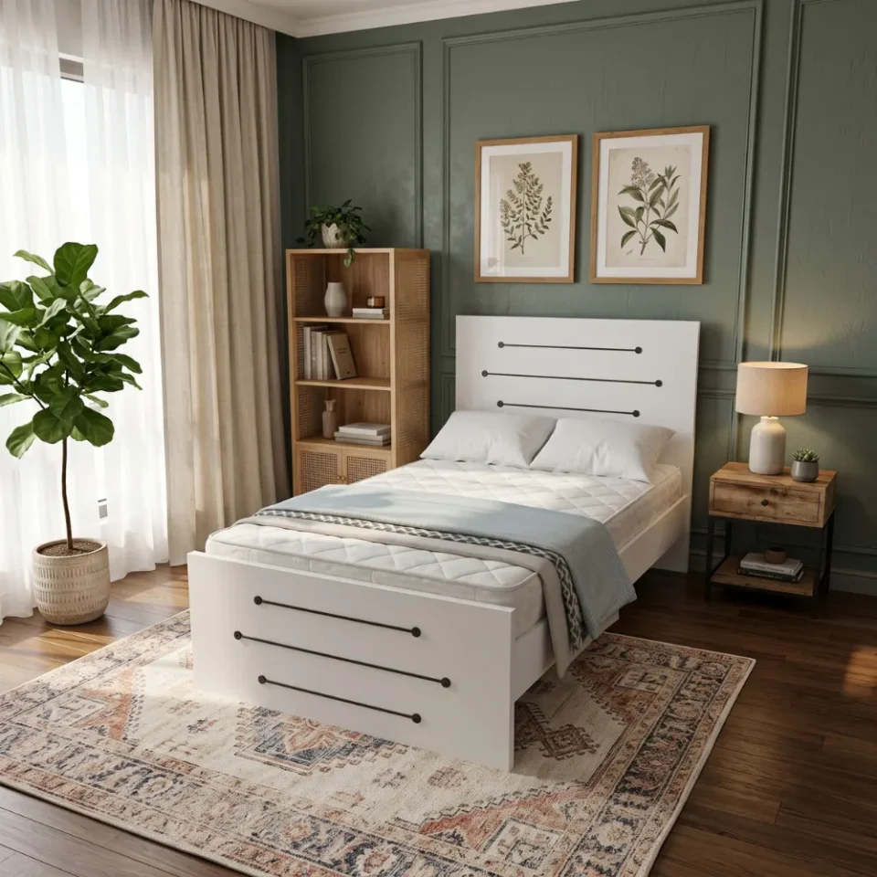 Bowery Single Wooden Bed