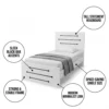 Bowery Single Wooden Bed