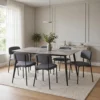 Arhaus Dining Set – Dark Grey