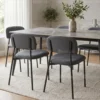 Arhaus Dining Set – Dark Grey