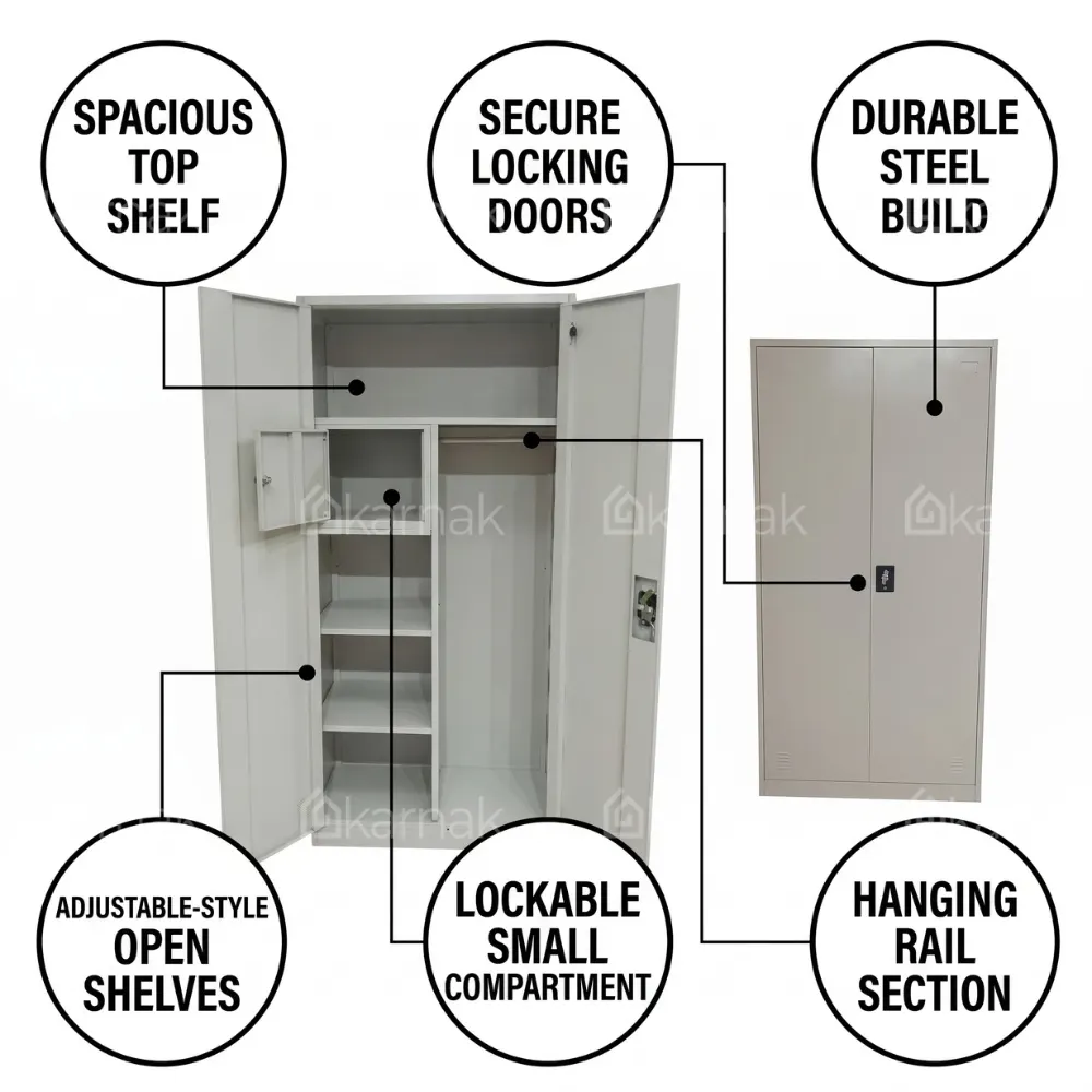 MetroSteel Steel Cabinet – Grey