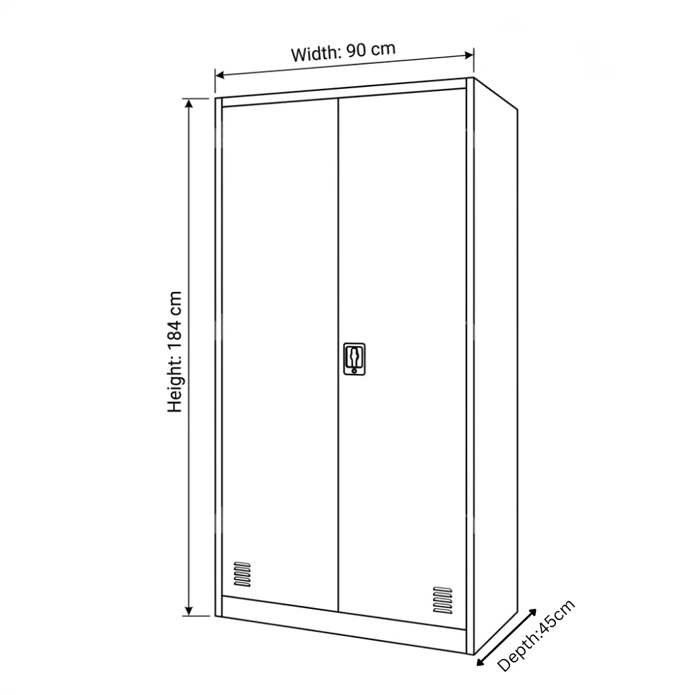 MetroSteel Steel Cabinet – Grey