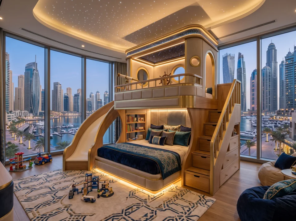 Premium durable kids bed showcasing modern craftsmanship in Dubai