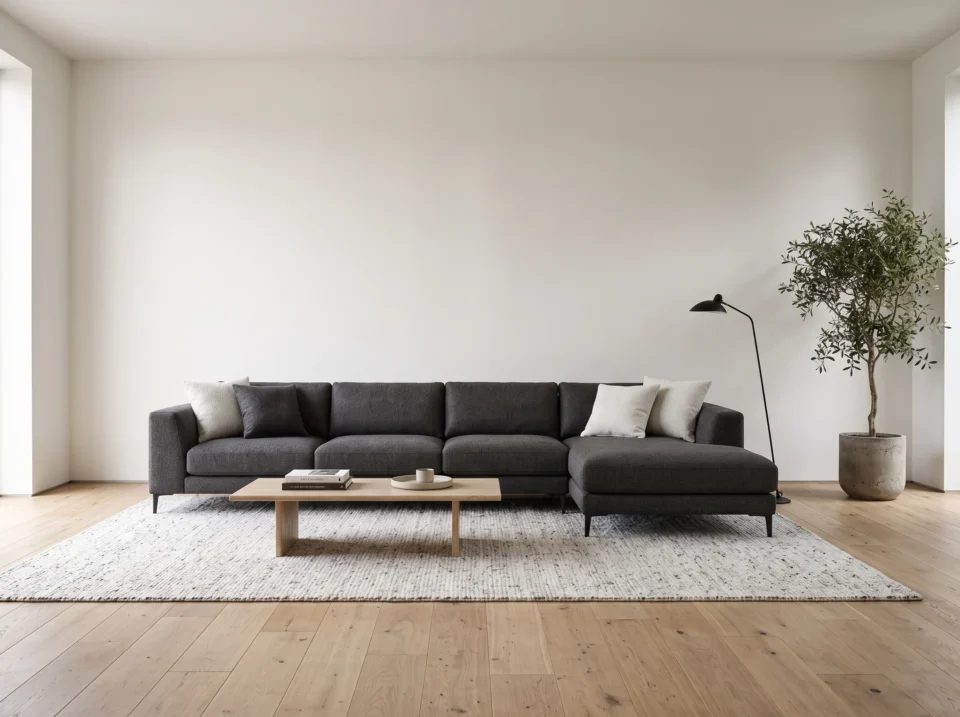 Corner sofa with chaise UAE modern sectional sofa free delivery Dubai